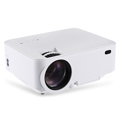 RUISHIDA M1 Portable 1500 Lumens 800 x 480 Pixels Projector with VGA HDMI USB SD Card Slot for Home Office Education - goldylify.com