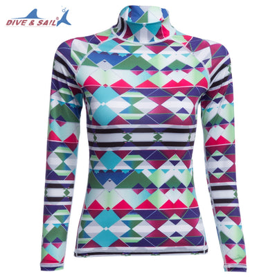 Dive - Sail LS - 607 Sun Protection Shirt Rashguard Swim Cloth with Long Sleeves - goldylify.com