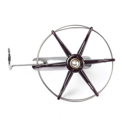Stainless Steel Wire Cage Hand Gear Eight Trigram Fishing Reel Wheel Fish Anchor Accessory - goldylify.com