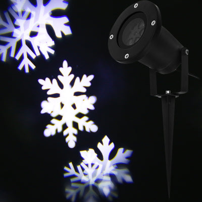 Lightme 100 - 240V 6W LED Waterproof Snowflake Light - goldylify.com
