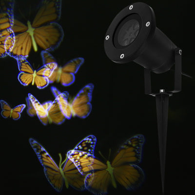 Lightme 100 - 240V 4W LED Waterproof Colorful Butterfly Light - goldylify.com