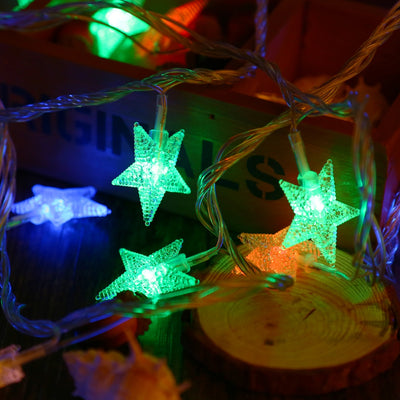 5M 50 LEDs 3W Star String Fairy Light 8 Modes Decoration Lamp - goldylify.com