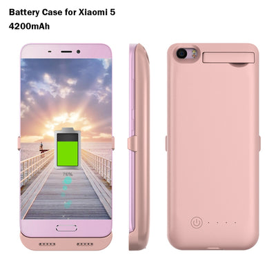 4200mAh Backup Battery External Power Bank Charger Case for Xiaomi 5 - goldylify.com