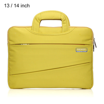 SSIMOO 2 in 1 Business Style Laptop Bag Tablet Zipper Pouch Sleeve for MacBook 13 / 14 inch - goldylify.com