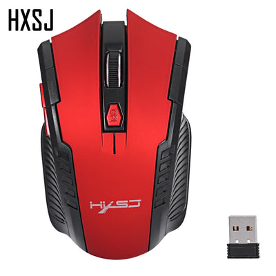 HXSJ X20 2400DPI 2.4GHz Wireless 6 Buttons Optical Gaming Mouse - goldylify.com