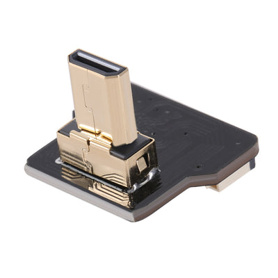 CY CYFPV Micro HDMI Type D Male Up Angled 90 Degree Connector for FPV HDTV Multicopter Aerial Photography - goldylify.com