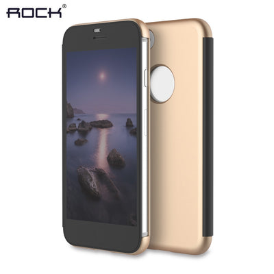 ROCK Dr.V Series Minimalist Ultra Slim Smart Cover Flip Case for iPhone 7 - goldylify.com