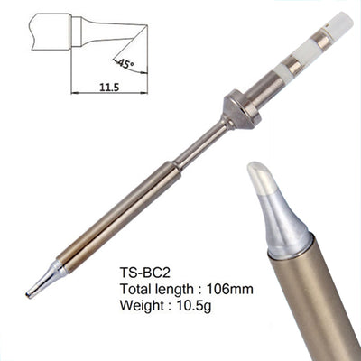 TS-BC2 Replacement Solder Tip Electrical Appliance Welding Tool for TS100 Digital Soldering Iron - goldylify.com