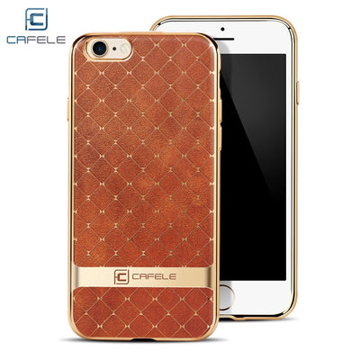CAFELE Protective Shell Business Hourglass Pattern Back Cover for iPhone 7 4.7 inch - goldylify.com