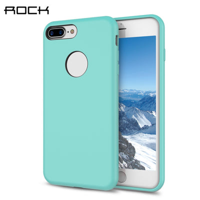 ROCK Ultra Slim Soft Touch Flexible Silicone Solid Color Protective Back Cover for iPhone 7 Plus - goldylify.com