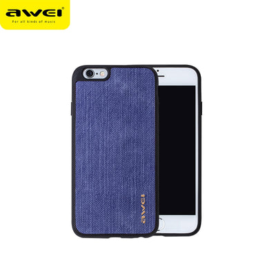 Awei FB - 6S Jeans Soft TPU Protective Back Cover for iPhone 6 / 6S 4.7 inch - goldylify.com