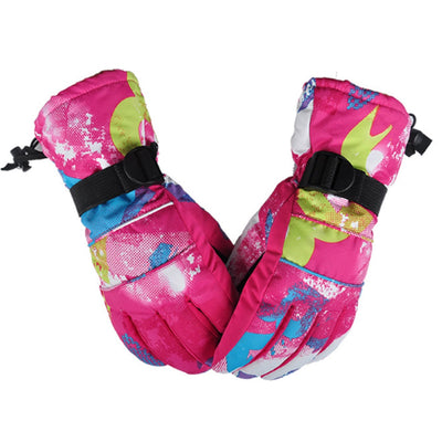 Unisex Paired Outdoor Windproof Water Resistant Riding Snowboard Skiing Gloves - goldylify.com