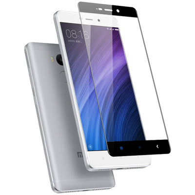 Luanke Tempered Glass Full Cover Screen Protective Film for Xiaomi Redmi 4 0.3mm 2.5D 9H Explosion-proof Protector - goldylify.com