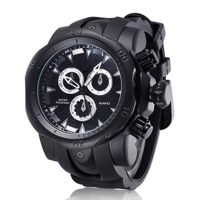 SHHORS 1216 Fashion Decorative Sub-dial Male Quartz Watch Silicone Strap Wristwatch - goldylify.com