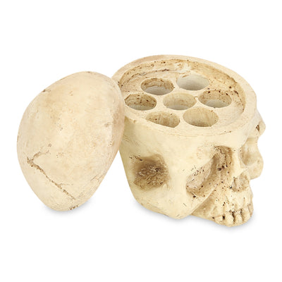 Crazy Hard Resin 7 Holes Tattoo Skull Head Holder Stand for Inks Pigment - goldylify.com