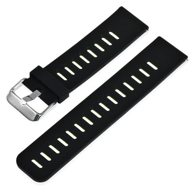 22mm Soft Breathable Silicone Sports Strap Smartwatch Wristband for AMAZFIT Smart Watch - goldylify.com