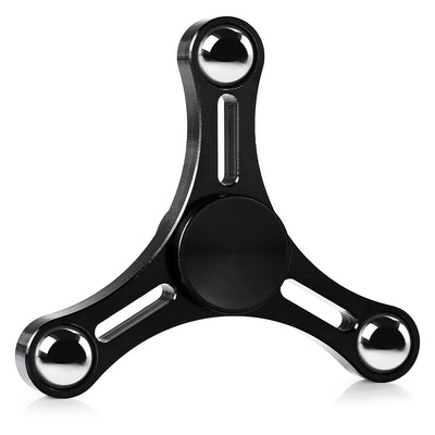 Triangle Aluminum Alloy ADHD Fidget Spinner with Three Beads Stress Reliever Adult Fidgeting Toy - goldylify.com