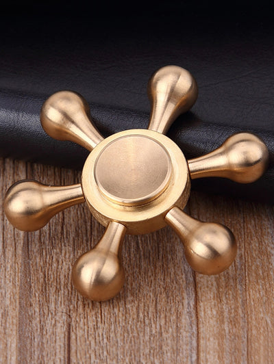 Stress Relief Toy Metal Rudder Fidget Spinner - goldylify.com