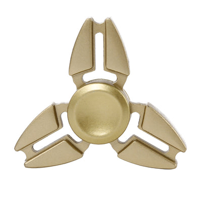 Trilateral Zinc Alloy Hand Spinning Finger Toy - goldylify.com