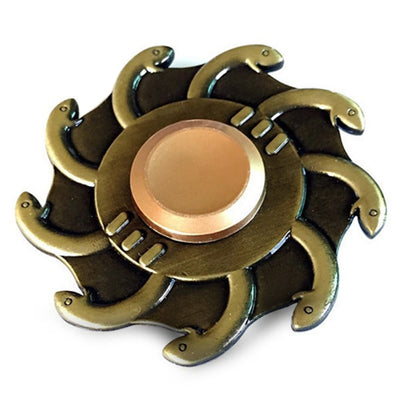 Snake Wheel Stress Relief Toy Finger Gyro Alloy Fidget Spinner - goldylify.com