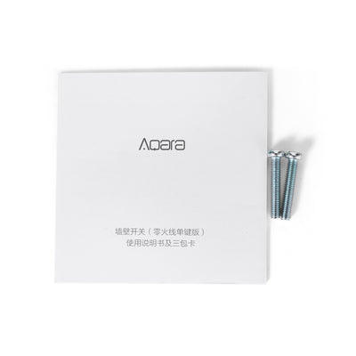 Aqara Smart Light Control Fire Wire and Zero Line Single Key Version ( Xiaomi Ecosystem Product )