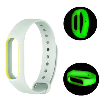 Luminous TPE Wristband for Xiaomi Mi Band 2 - goldylify.com