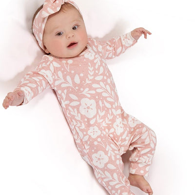 Toddler Newborn Baby Girl Floral Print Home Romper Jumpsuit Outfit Clothes Hot - goldylify.com