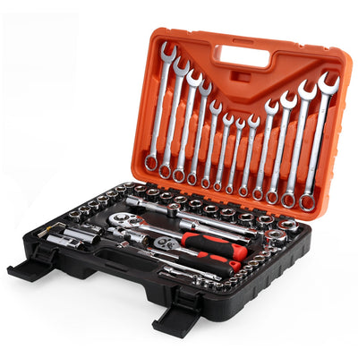 61pcs Socket Ratchet Wrench Automobile Repair Tools Kit - goldylify.com