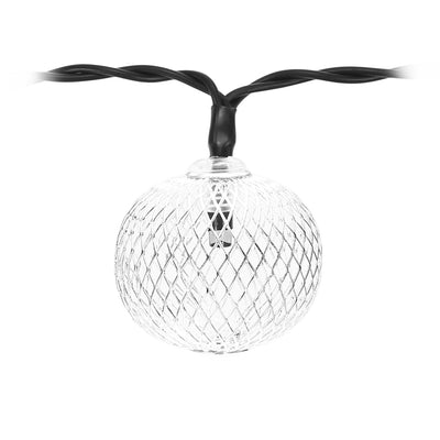 VCT - SLC - 034 20 LEDs Iron Lantern Solar String Light - goldylify.com