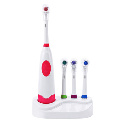 Revolving Electric Toothbrush with Replacement Brush Heads - goldylify.com