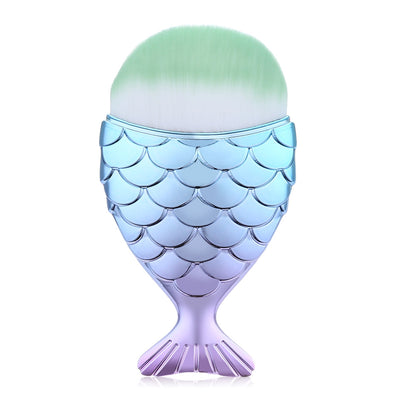 Fish Tail Makeup Brush Foundation Blush Cosmetic Beauty Tool - goldylify.com