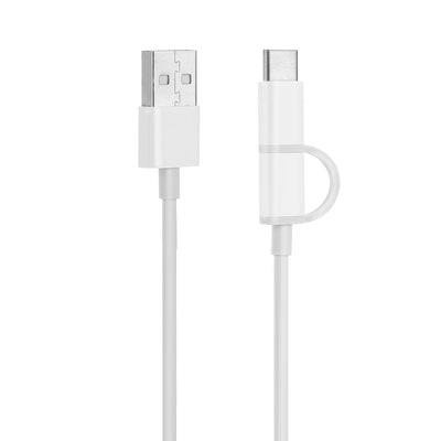Original ZMI Serviceable 2 in 1 Micro USB Cable to Type-C 100cm ( Xiaomi Ecosystem Product ) - goldylify.com
