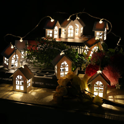 House Shaped LED String Light with 10LEDs - goldylify.com