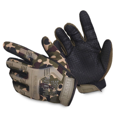 Pair of Full Finger Anti-slip Tactical Gloves for Outdoor Camping Cycling Climbing - goldylify.com
