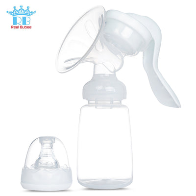 RealBubee Manual Breast Pump Baby Breastfeeding Milk Bottle - goldylify.com