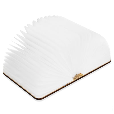 QL01 Warm White LED Wooden Folding Book Shape Light - goldylify.com