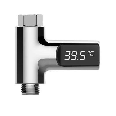 LW - 101 LED Shower Thermometer Battery Free Real-time Water Temperature Monitor - goldylify.com