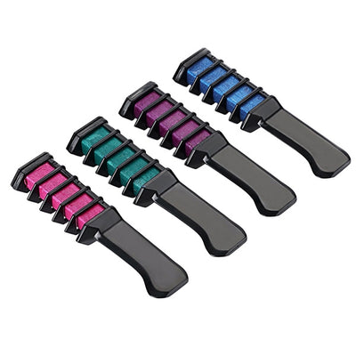 Pure Color Coloring Comb Fashion Lady Hair Styling Tool 4PCS - goldylify.com