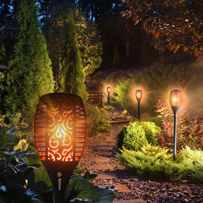 Utorch LED Solar Flickering Flame Torch Light Landscape Lighting - goldylify.com