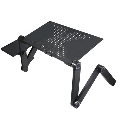 Folding Adjustable Laptop Notebook Desk Table Stand Bed Tray - goldylify.com