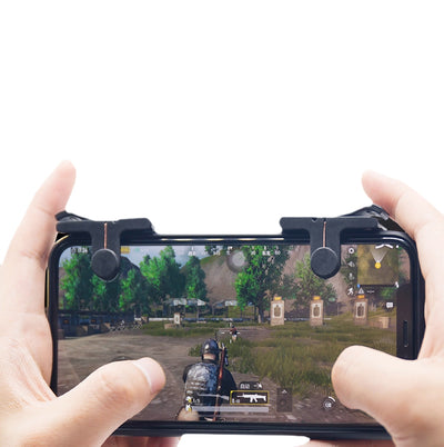 Pair of Mobile Game Controller Sensitive Shoot and Aim Keys L1R1 Shooter Controller for PUBG / Fortnite / Rules of Survival Cell Phone Game Controller - goldylify.com