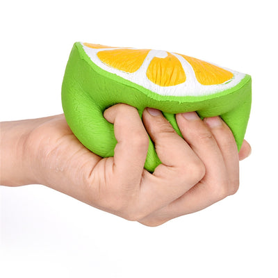 Jumbo Squishy Soft Simulation Half Lemon Charm Exquisite Package Scented Toy - goldylify.com