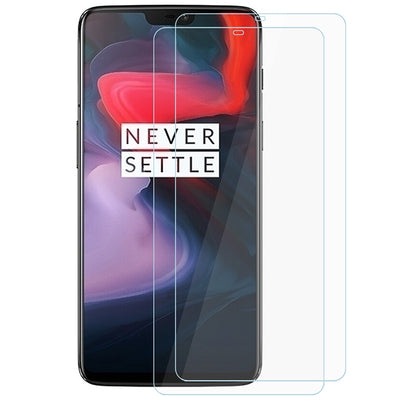 JOFLO 2pcs 2.5D 0.26mm 9H Hardness Tempered Glass Screen Protector for OnePlus 6 - goldylify.com