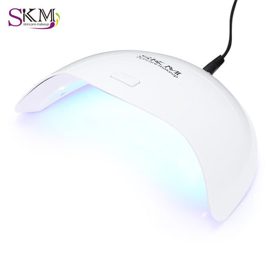 SKM SUN X3 UV / LED 24W Nail Dryer Gel Polish Manicure Curing Lamp - goldylify.com