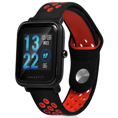 20mm Silicone Wrist Watch Band Strap for AMAZFIT Youth Ed. - goldylify.com