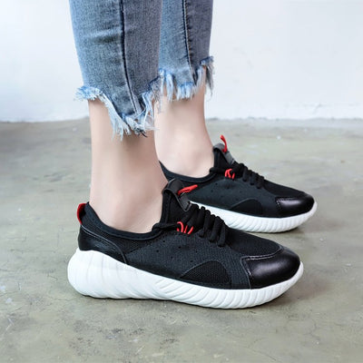 Sports casual shoes female Korean version of breathable mesh casual shoes - goldylify.com
