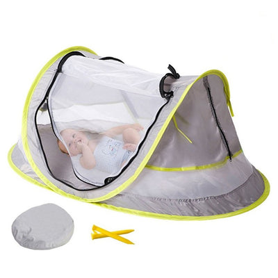 Portable Baby Crib Travel Bed Beach Tent with UV Protection - goldylify.com