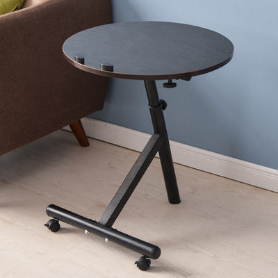 Movable Lift Desk Round Adjustable Tea Table - goldylify.com
