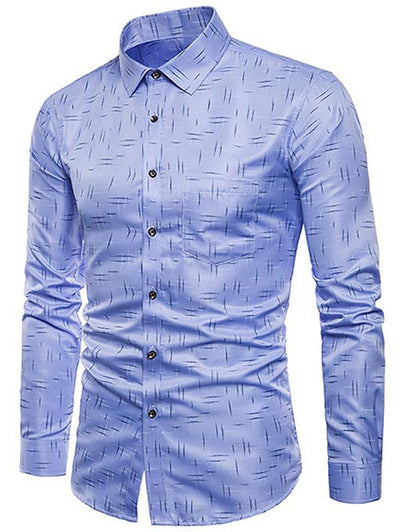 Allover Printed Button Up Shirt - goldylify.com