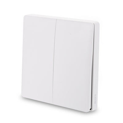 Aqara WXKG02LM Smart Light Switch Wireless Version Double Key International Edition ( Xiaomi Ecosystem Product ) - goldylify.com